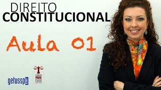 Aula 01  Direito Constitucional  Poder Constituinte [upl. by Shere]