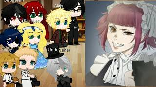 Black Butler reaccionan a Black Butler Girl version LEER DESCRIPCIÓN [upl. by Ahsen]