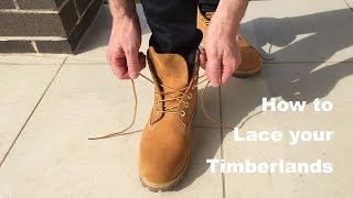 How to lace your Timberlands [upl. by Raual]