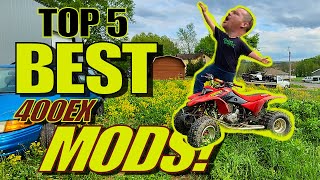 Top 5 BEST HONDA 400EX PERFORMANCE MODS [upl. by Skurnik]