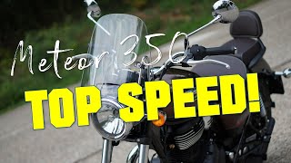 2021 ROYAL ENFIELD METEOR 350  TOP SPEED  GPS TOP SPEED [upl. by Dubois921]