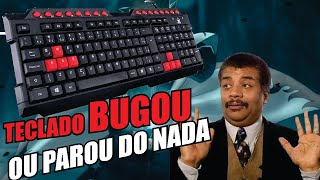 TECLADO TRAVANDO ou PAROU de FUNCIONAR do NADA com MAL FUNCIONAMENTO [upl. by Ddat]