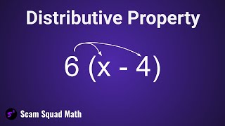 Algebra The Distributive Property [upl. by Yelwar395]