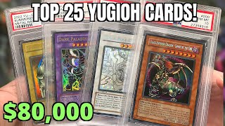 My Top 25 Rarest amp Most Expensive Yugioh Cards [upl. by Annaiel]