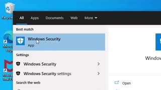 How to Check you have Virus Protection in Windows 10 [upl. by Petigny]