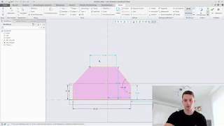 PTC Creo Tutorial für Anfänger  Creo Skizzenmodus [upl. by Teragram]