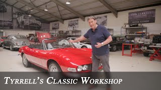 Fiat Dino Spider  the forgotten Ferrariengined jewel  Tyrrells Classic Workshop [upl. by Iraam]