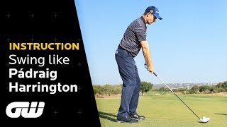 Pádraig Harrington Swing Analysis  Instruction  Golfing World [upl. by Aysab]