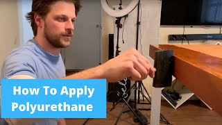 HOW TO APPLY Polyurethane Properly  Polyurethane on Pine wood [upl. by Toomay944]