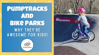 Pumptracks and Bike Parks Why Theyre Awesome for Kids Video Demonstration [upl. by Akit]