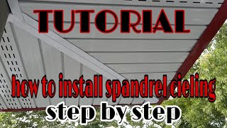 How to install o magkabit ng spandrel step by step tutorial [upl. by Biddie]