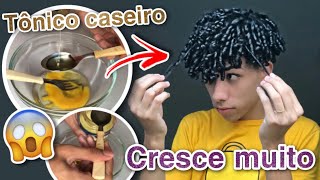 COMO FAZER PRO CABELO CRESCER MAIS RÁPIDO  tônico capilar caseiro [upl. by Gnuhp394]