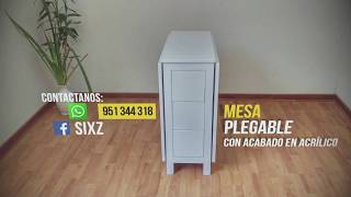 MESA PLEGABLE MINIMALISTA [upl. by Lleznod1]