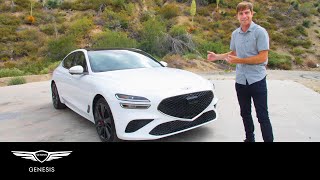 2022 Genesis G70 Review and Test Drive with ThatDudeinBlue  Genesis USA [upl. by Eisoj331]