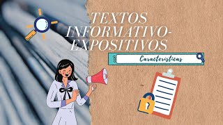 TEXTOS INFORMATIVOEXPOSITIVO [upl. by Seabrook]