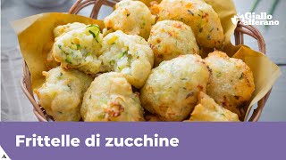 FRITTELLE DI ZUCCHINE  Croccanti e facilissime [upl. by Severn]