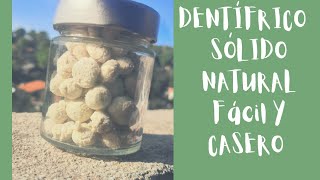 Como hacer PASTA de DIENTES o DENTÍFRICO SÓLIDO natural en casa aprende Cosmética Natural [upl. by Lynda]