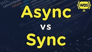 Asynchronous Vs Synchronous Programming [upl. by Eirellam]