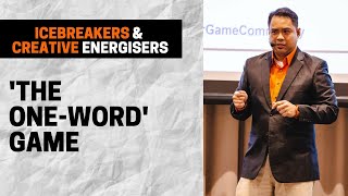 Icebreakers and Creative Energisers How to Play One Word game [upl. by Vinni]