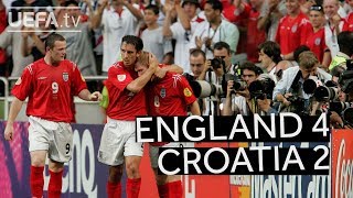 ENGLAND beat CROATIA at EURO 2004 [upl. by Akimehs]