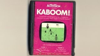 Classic Game Room  KABOOM review for Atari 2600 [upl. by Madlin]