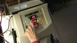 NxStage Dialysis  Setting Machine [upl. by Aamsa]