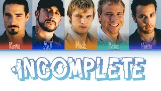 Backstreet Boys  Incomplete Color Coded Lyrics [upl. by Soph980]