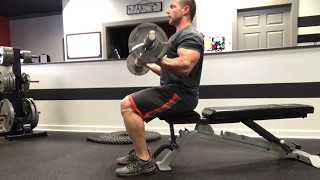 Seated Barbell Curl [upl. by Svensen]