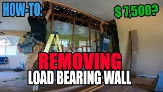 How To Removing a Load Bearing Wall EASY STEPBYSTEP [upl. by Wendalyn374]