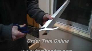 How to cover a window sill [upl. by Ahsaf]