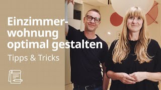 Einzimmerwohnung einrichten  IKEA Tipps amp Tricks [upl. by Amoreta598]