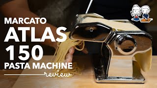 Marcato Atlas 150 Pasta Machine Review amp How to Set Up and Clean It [upl. by Yllehs]