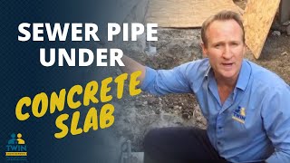 Part 1 How To Repair A Sewer Pipe Under Concrete Slab [upl. by Honeyman393]