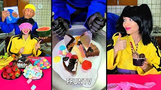 Mix food vs fruit ice cream challenge [upl. by Africah]