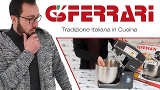 Planetaria Impastatrice Pastaio 10ampLode Professionale 2 in 1 Stendi Pasta 2200W G3 Ferrari Unboxing [upl. by Sucramrej783]