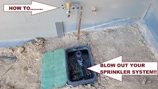 How to Blow Out a Sprinkler System [upl. by Adnorahs435]