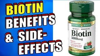 The Benefits amp Side Effects of Biotin for Hair Growth Skin amp Nails [upl. by Seema]