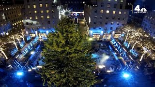 2022 Rockefeller Center Christmas Tree Timelapse  NBC New York [upl. by Natrav]