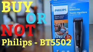 Philips 5000  BT5502 BT550215 beard hair trimmer [upl. by Nosrettap]