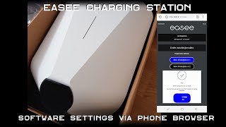 Easee charging box software settings  installation [upl. by Macdonell729]