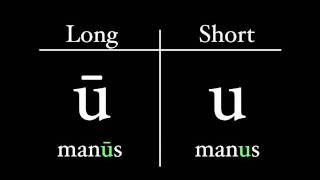 The Latin Alphabet  Vowel Pronunciation [upl. by Irolav]