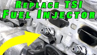 Fuel Injector Replacement VWAudi TSI Engines [upl. by Nemsaj]