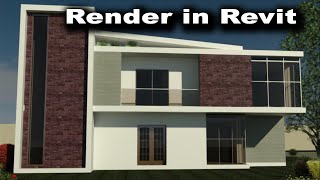 Rendering in Revit [upl. by Drooff]