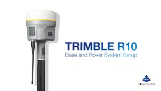 Trimble R10 Base and Rover Setup [upl. by Leighland]