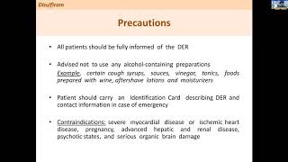 Prescribing Anticraving agents I  Disulfiram Acamprosate and Naltrexone by Dr Pawan Khadse [upl. by Anaihk]