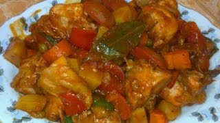 Chicken Afritada Pinoy Recipe or apritadang manok [upl. by Fidela]