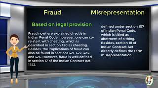 What is Difference Between Fraud amp Misrepresentation [upl. by Sutphin]