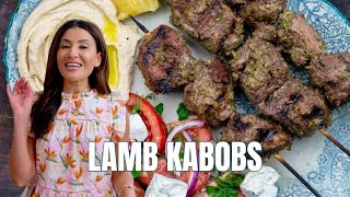 Juiciest Lamb Kabob Recipe  The Mediterranean Dish [upl. by Lamiv]