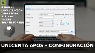 Unicenta oPOS Configuración [upl. by Mark540]