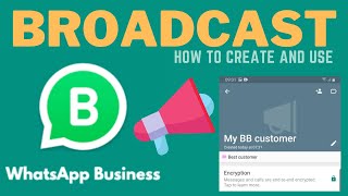 How to create a broadcast list on WhatsApp Business 2021  WhatsApp tips and tricks 2021 [upl. by Akkin]